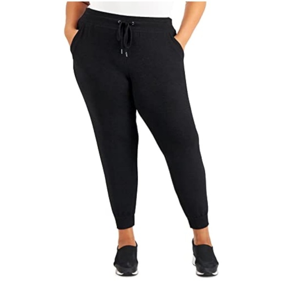 ID IDEOLOGY Black Off Duty Plus Size Jogger Pants | NEW/NWT!!🖤🖤✔️✔️ - Picture 1 of 4